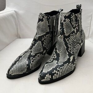 Circus by Sam Edelman Snakeskin Bootie
